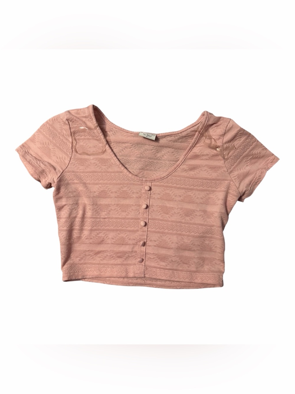 Pink crop top